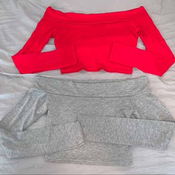 Boohoo Tops - BUNDLE 🦋💖 2 off the shoulder blouses